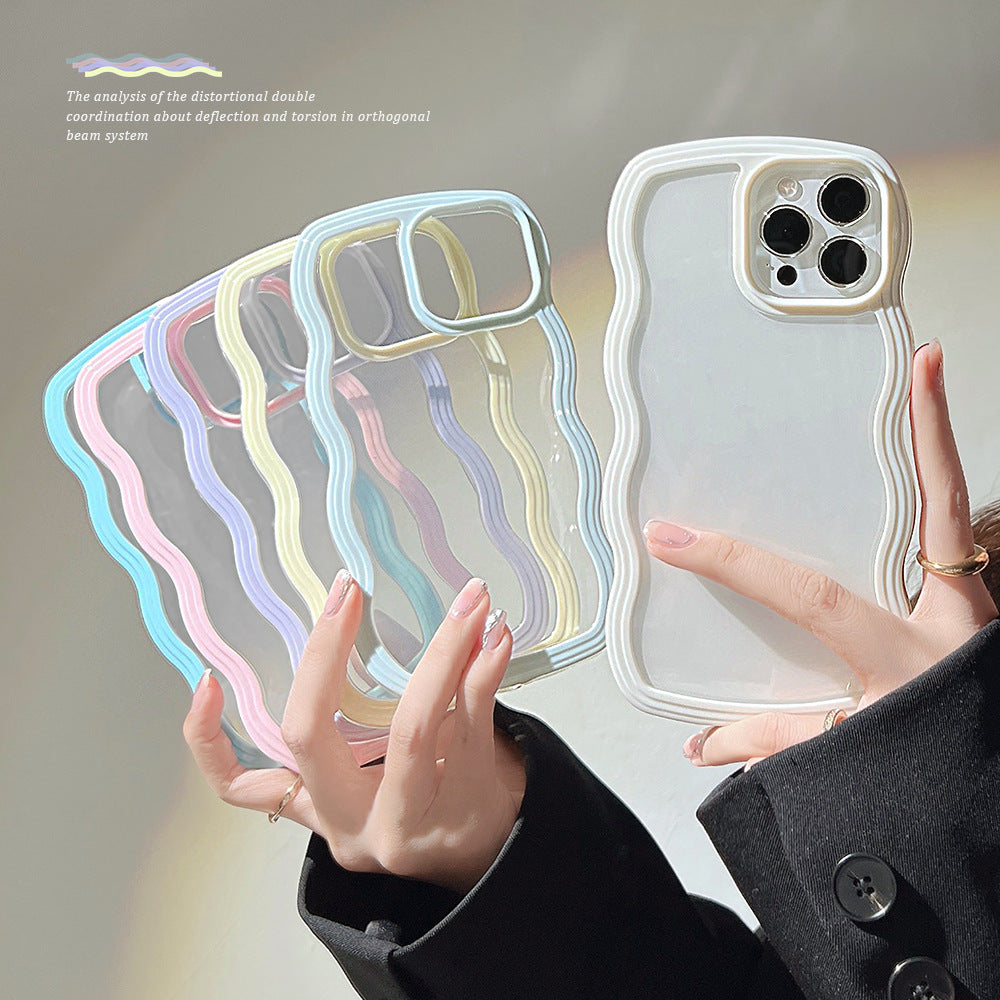 TPU Soft Wavy Edge Cases for iPhone 11, 12 and 13 - Stylish & Secure Protection
