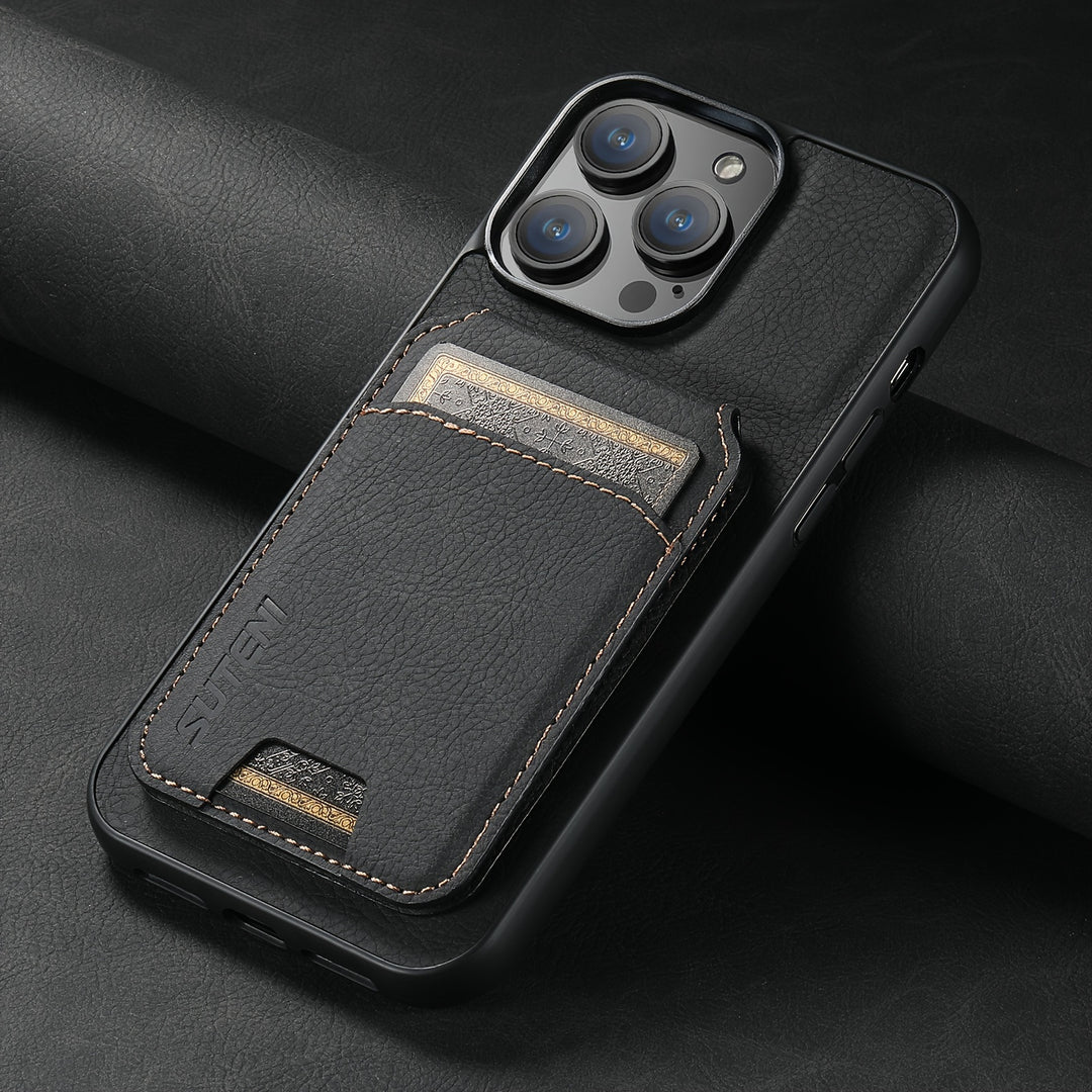 Best iPhone 16 Wallet Case with Card Holder & Kickstand - SUTENI