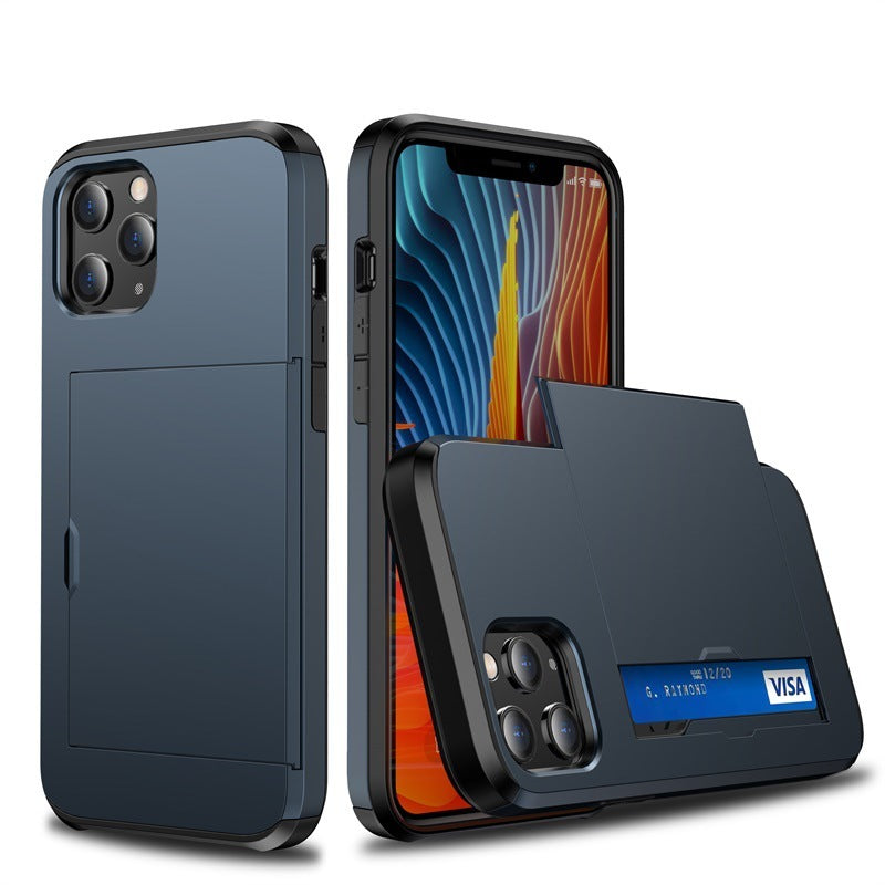 SGP Sliding Card Holder Phone Case - Secure Phone Case with Card Holder