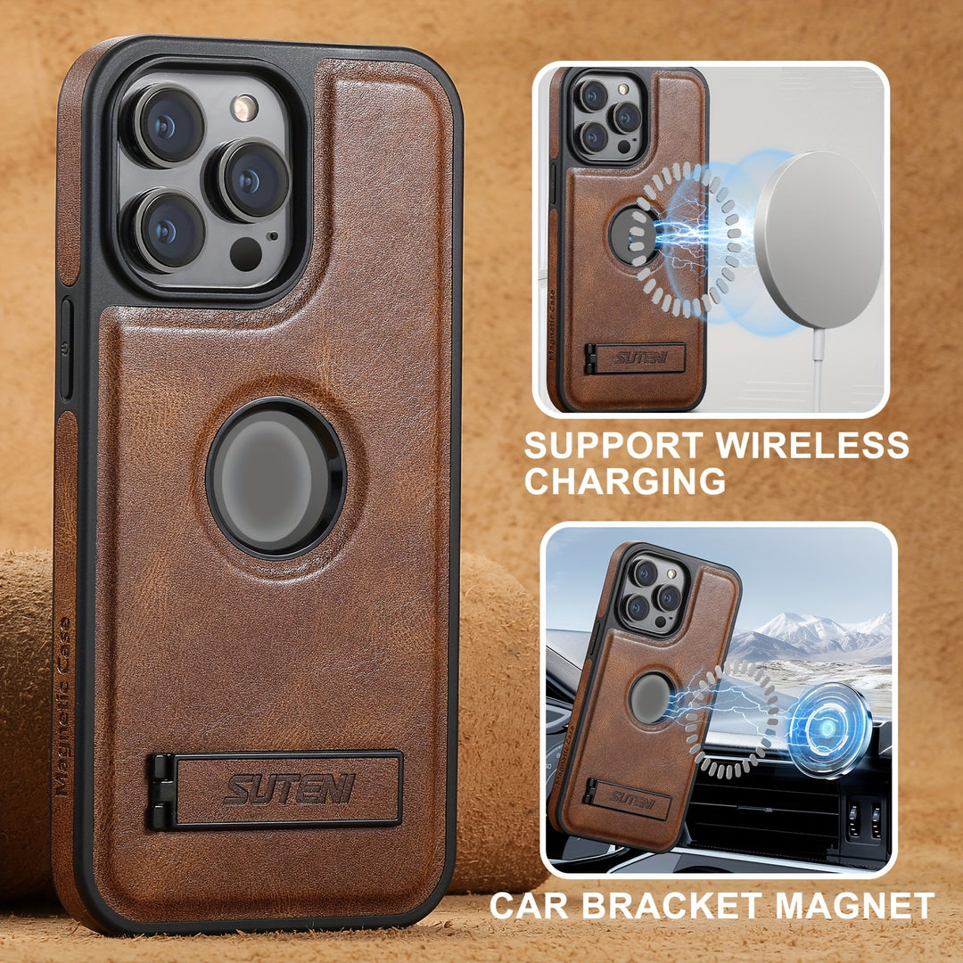 Magsafe Faux Leather iPhone Case — magsafe accessories