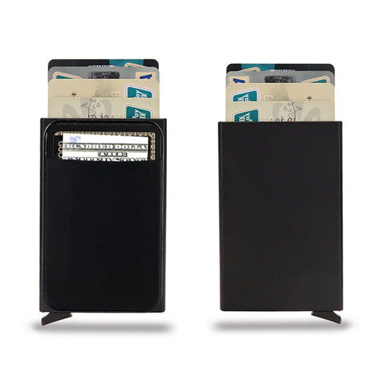 RFID-Blocking Metal Card Holder – Slim Aluminum Wallet – tech-gadget