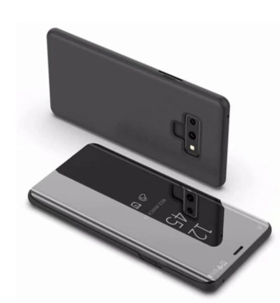 Mirror Leather Flip Case for Samsung Galaxy - Business Style Protection
