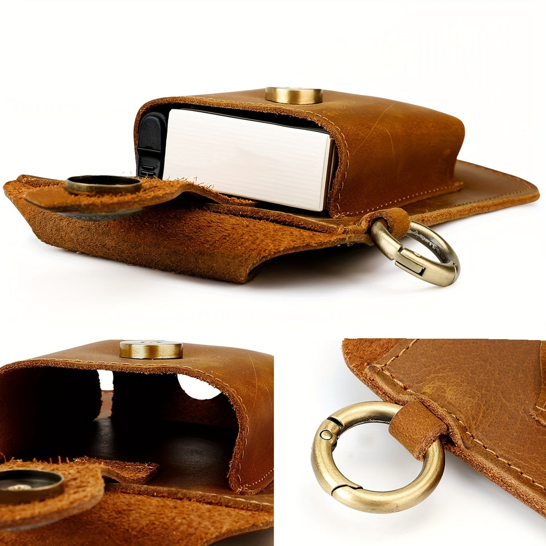 Top Grain Leather Phone Belt Bag
