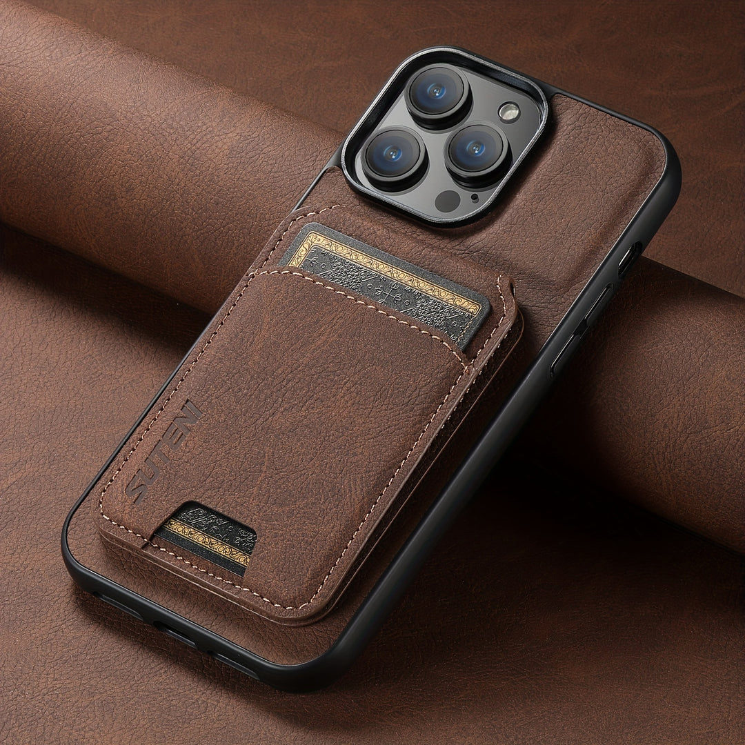 Best iPhone 16 Wallet Case with Card Holder & Kickstand - SUTENI