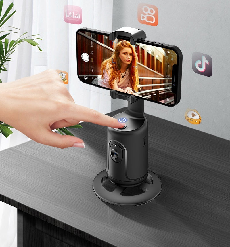 360° Smart AI Face Tracking Phone Gimbal with Gesture Control