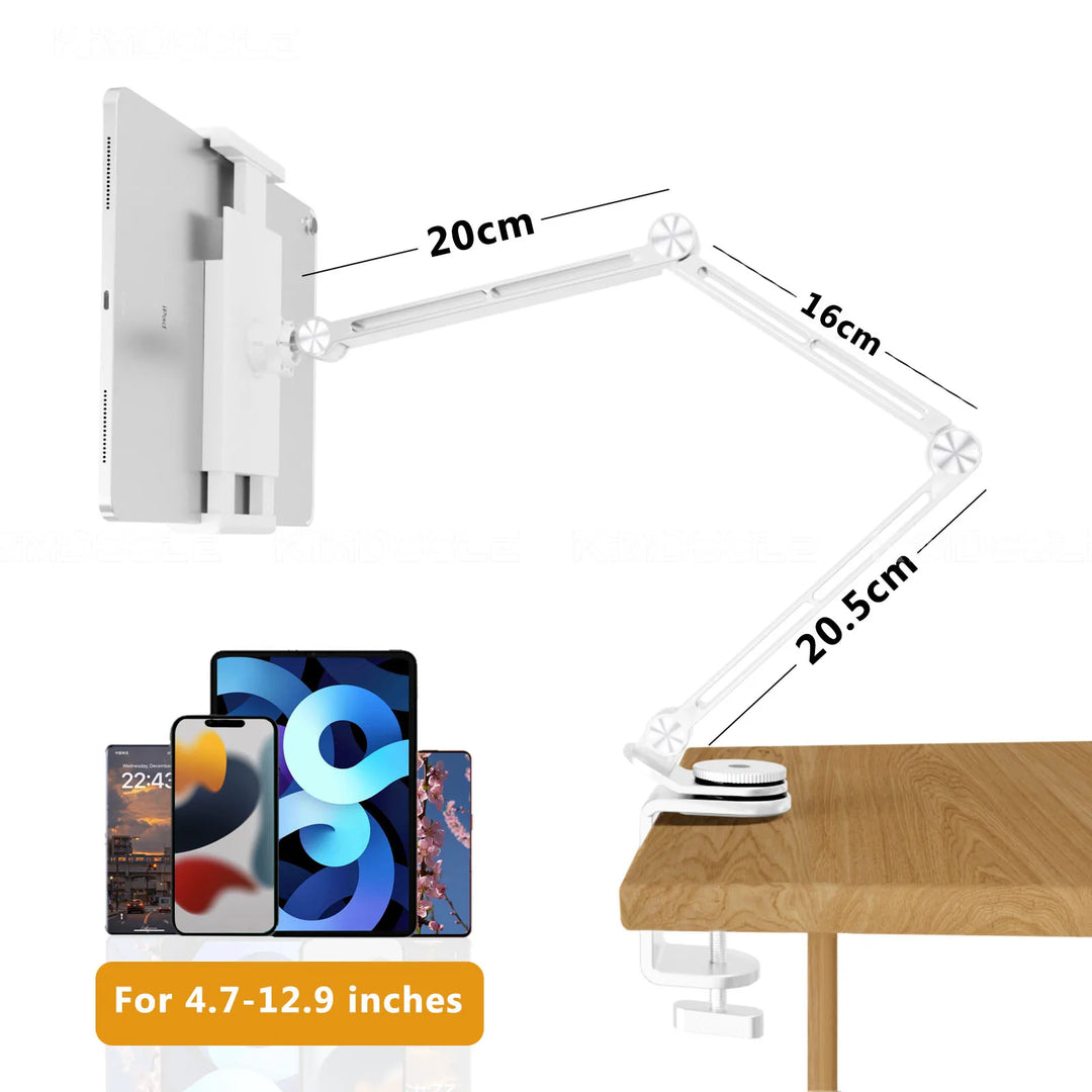 Artpowers Adjustable Tablet & Phone Stand Rotating Mount