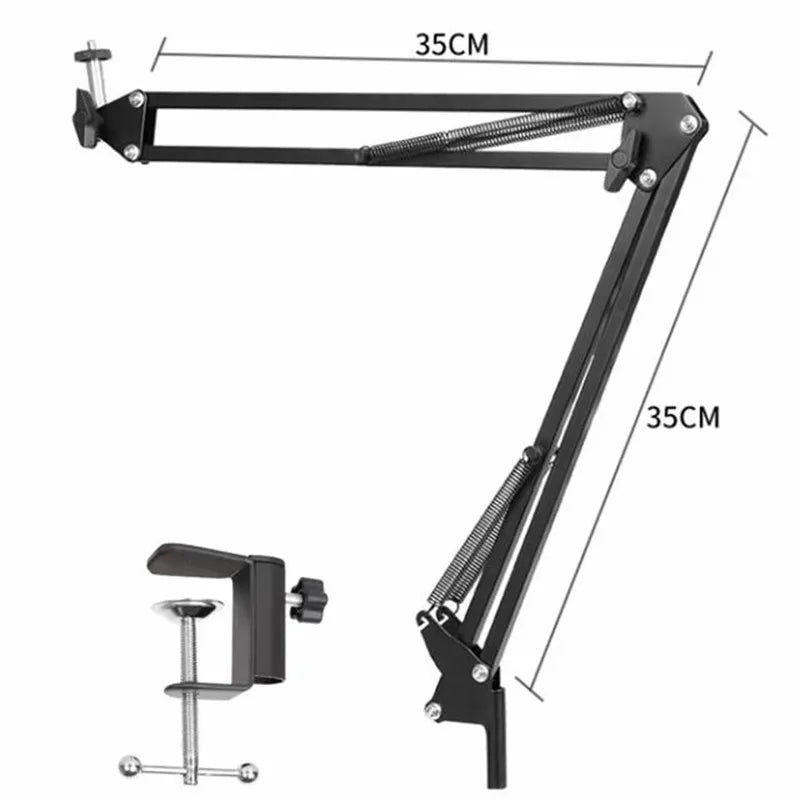 FANGTUOSI Flexible Gooseneck Phone Tripod – Desk Overhead Mount