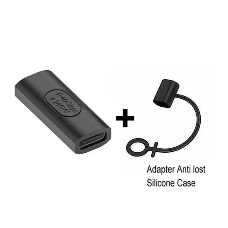 USB4 40Gbps 90° OTG USB-C Adapter | 100W 8K 60Hz Data Converter for MacBook iPad iPhone