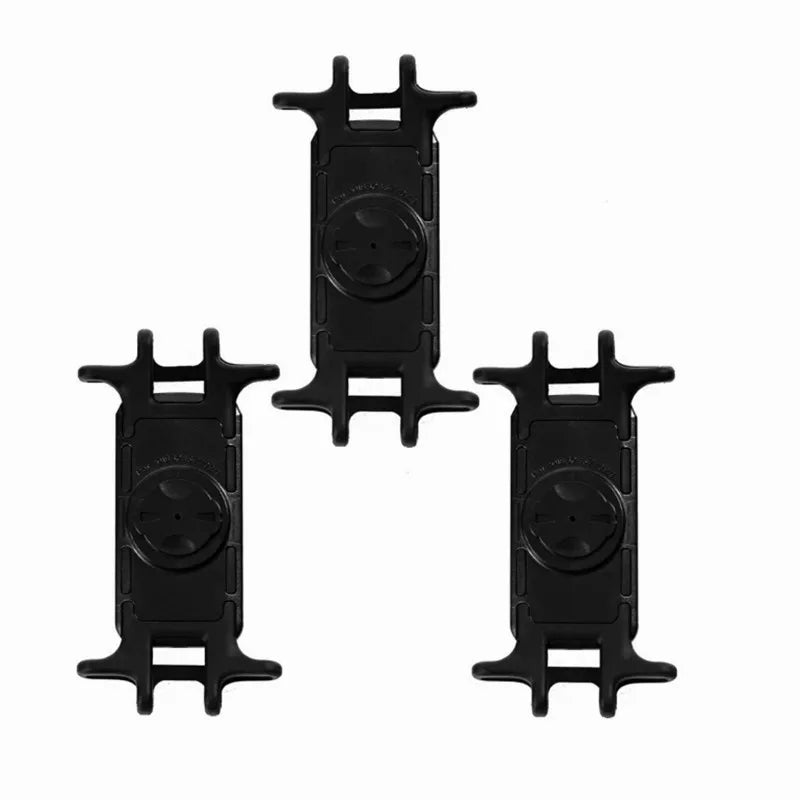 Silicone Bike Phone Holder Mount | Shockproof Bicycle Mobile Holder for Garmin SRAM 4–7.5 inch