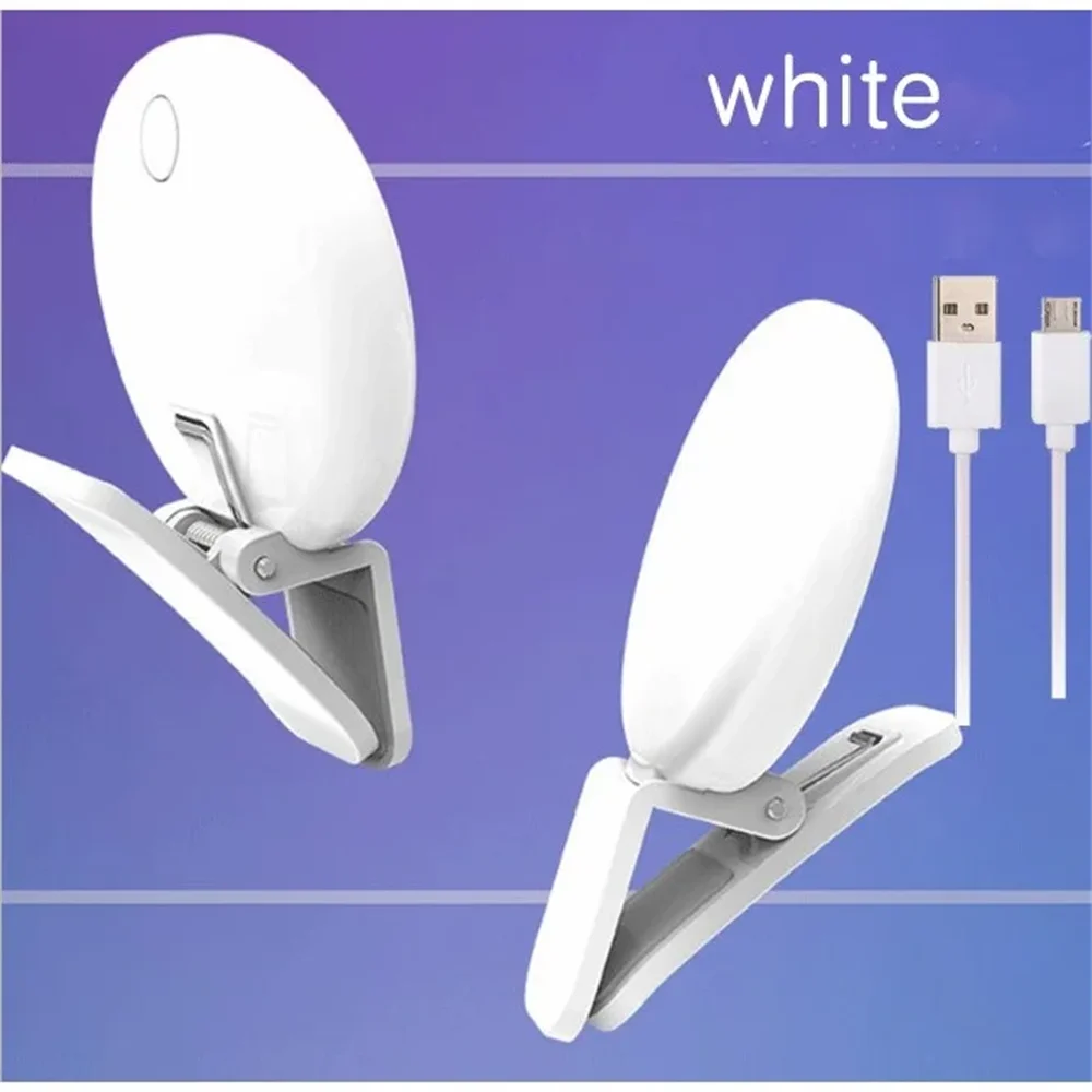 Clip-On LED Selfie Ring Light for Phone - Portable and Rechargeable