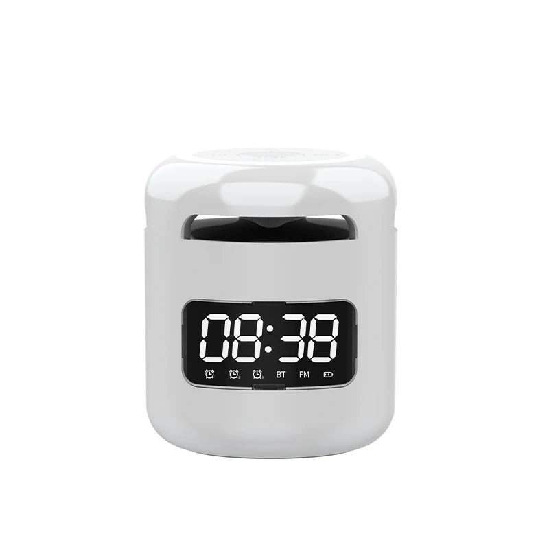Lefon JM01 Portable Bluetooth Speaker & Alarm Clock Night Light FM Radio