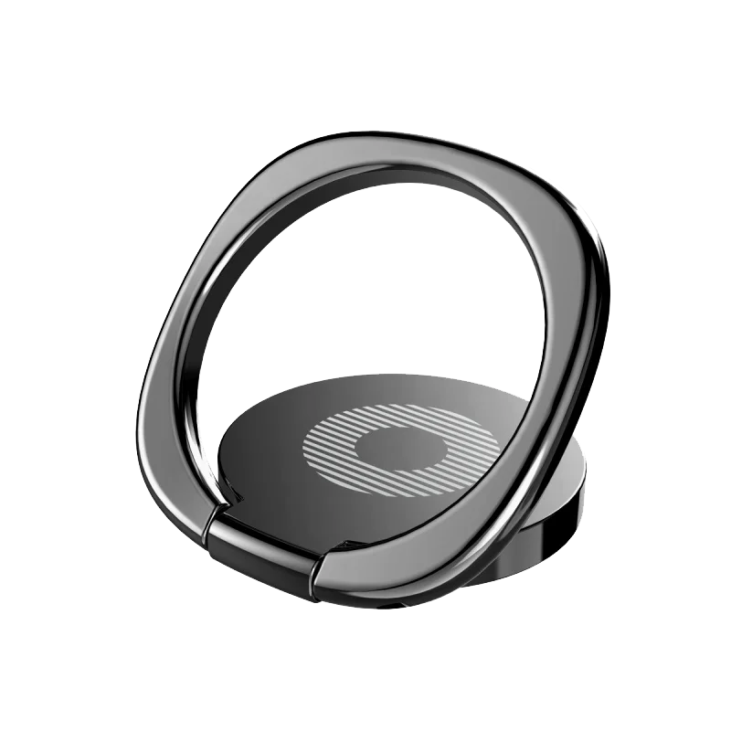 Kerokuru 360° Metal Finger Ring Phone Holder | Zinc Alloy Stand Mount | Universal Smartphone Grip
