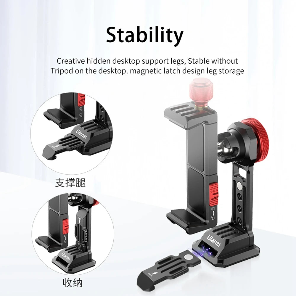 Ulanzi Universal Smartphone Tripod Mount Adapter for Vlogging and Streaming