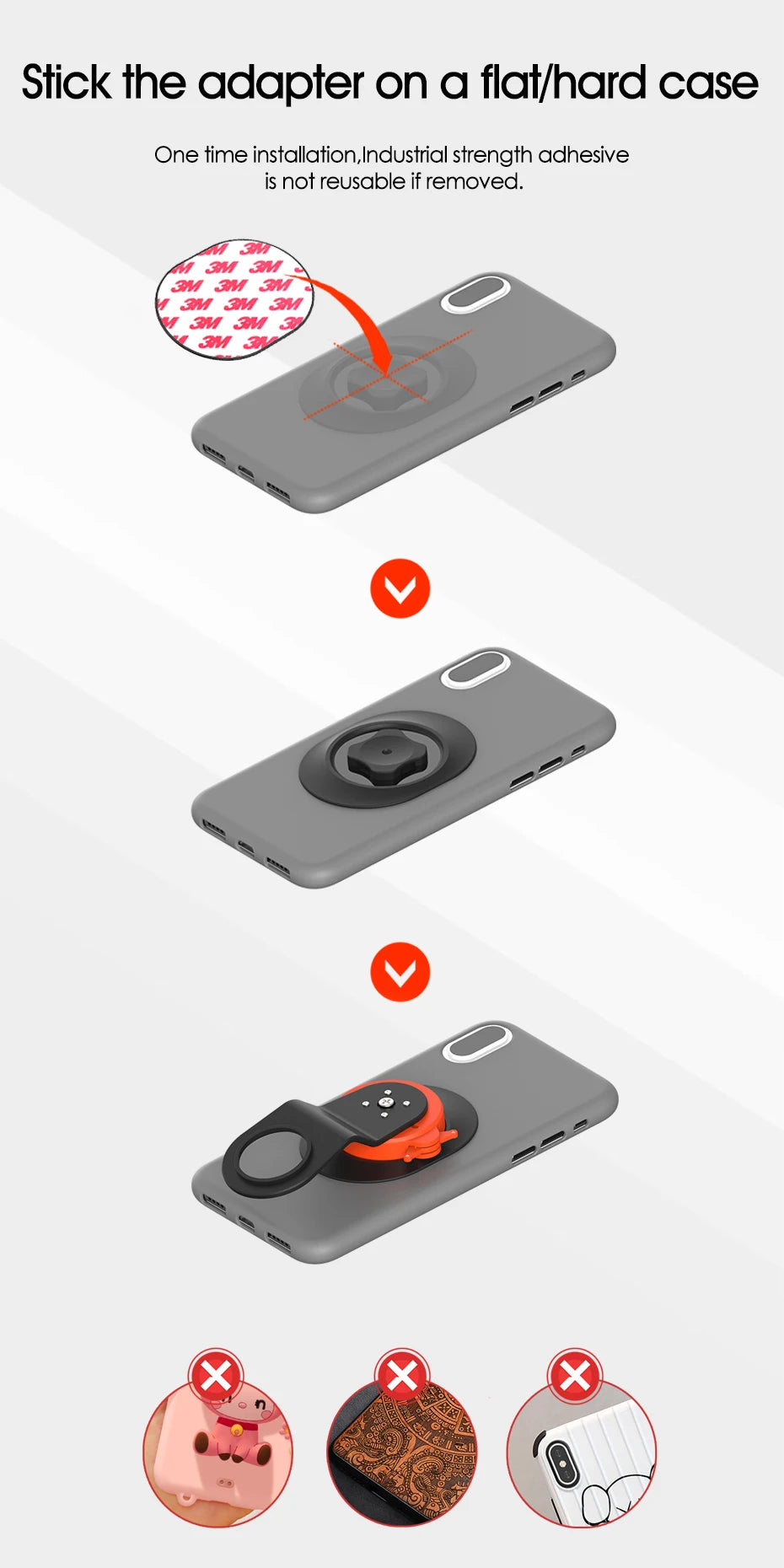 since-top-quick-mount-motorcycle-bike-phone-holder