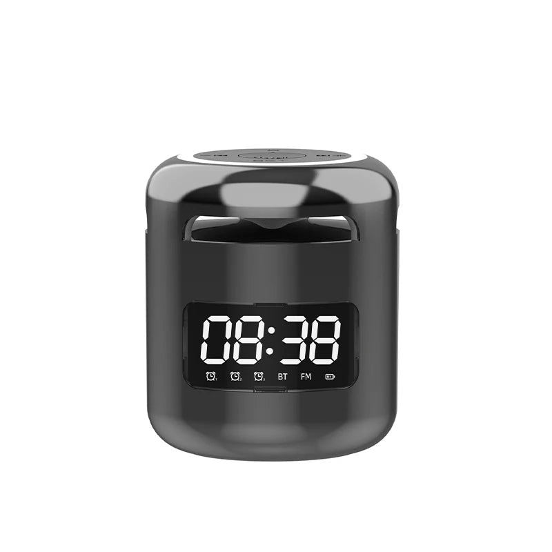 Lefon JM01 Portable Bluetooth Speaker & Alarm Clock Night Light FM Radio