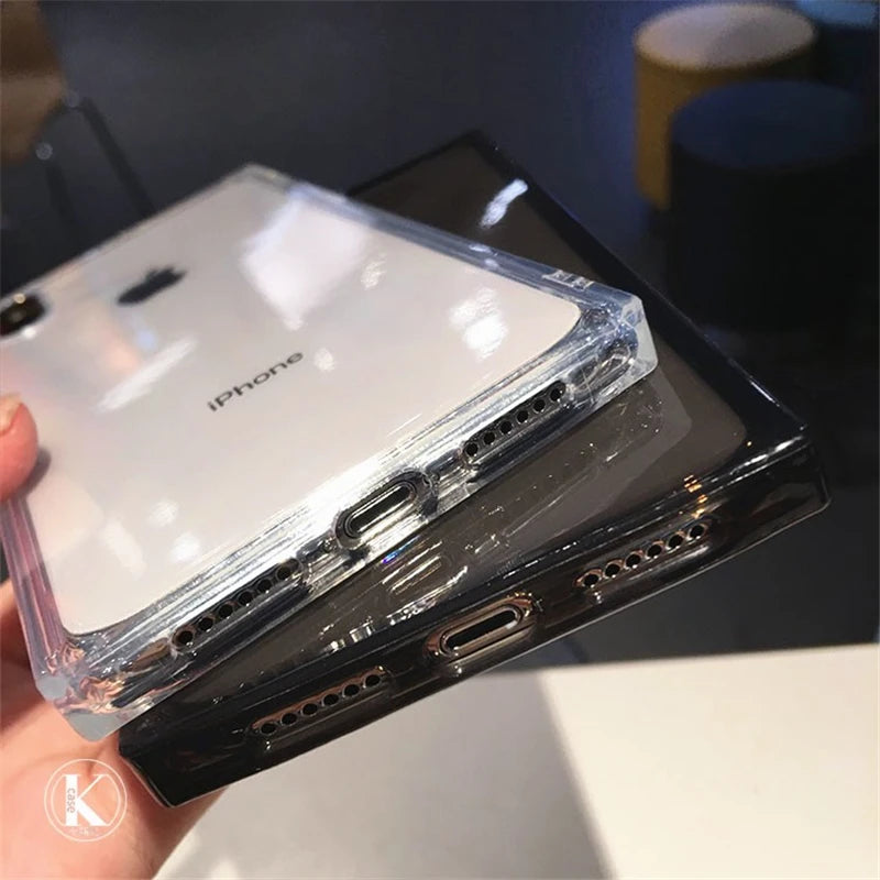 DUWUZ Slim TPU Clear iPhone Case