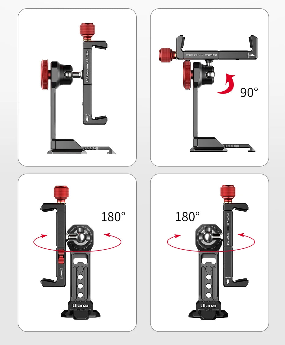 Ulanzi Universal Smartphone Tripod Mount Adapter for Vlogging and Streaming