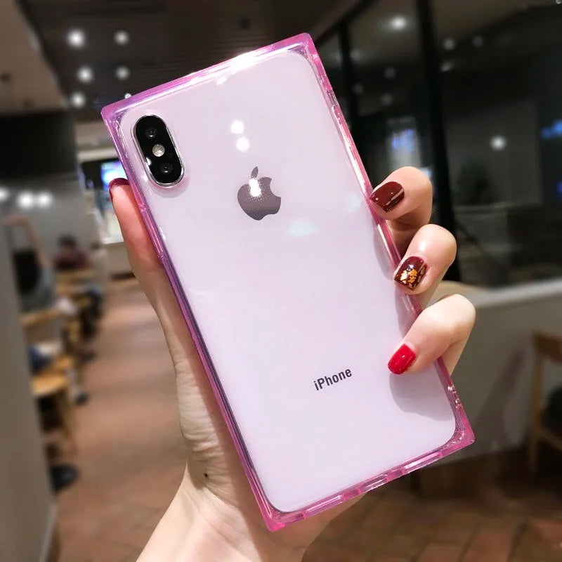 DUWUZ Slim TPU Clear iPhone Case