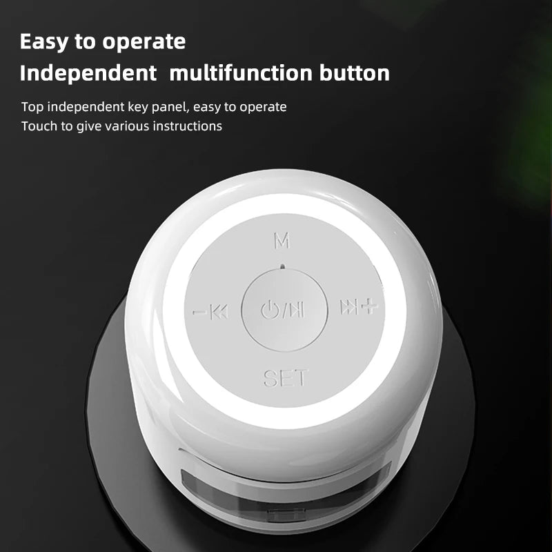 Lefon JM01 Portable Bluetooth Speaker & Alarm Clock Night Light FM Radio