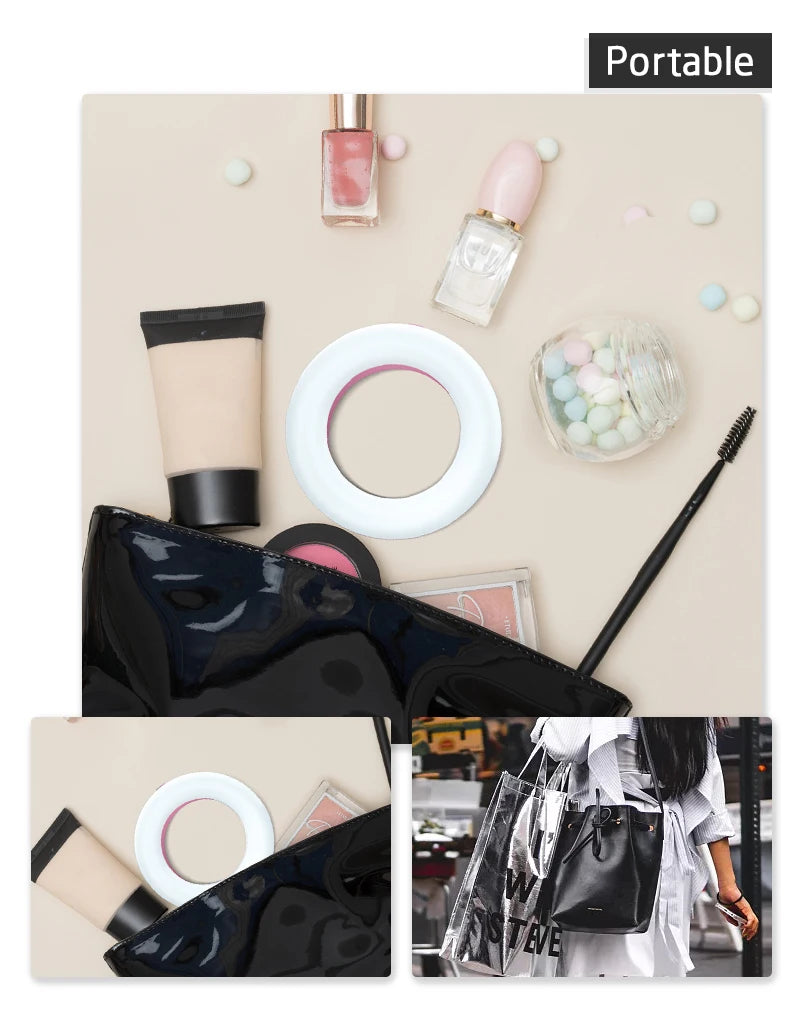 USB Rechargeable Selfie Ring Light