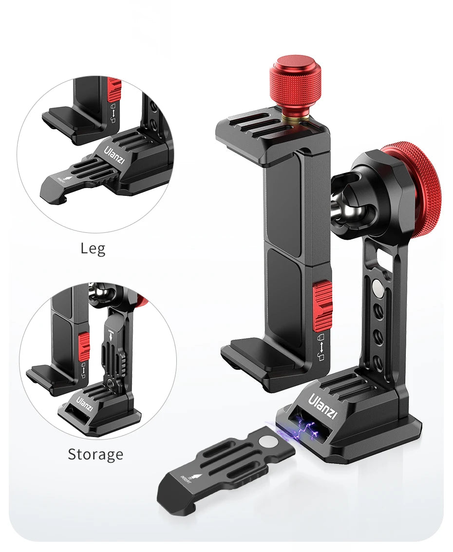 Ulanzi Universal Smartphone Tripod Mount Adapter for Vlogging and Streaming