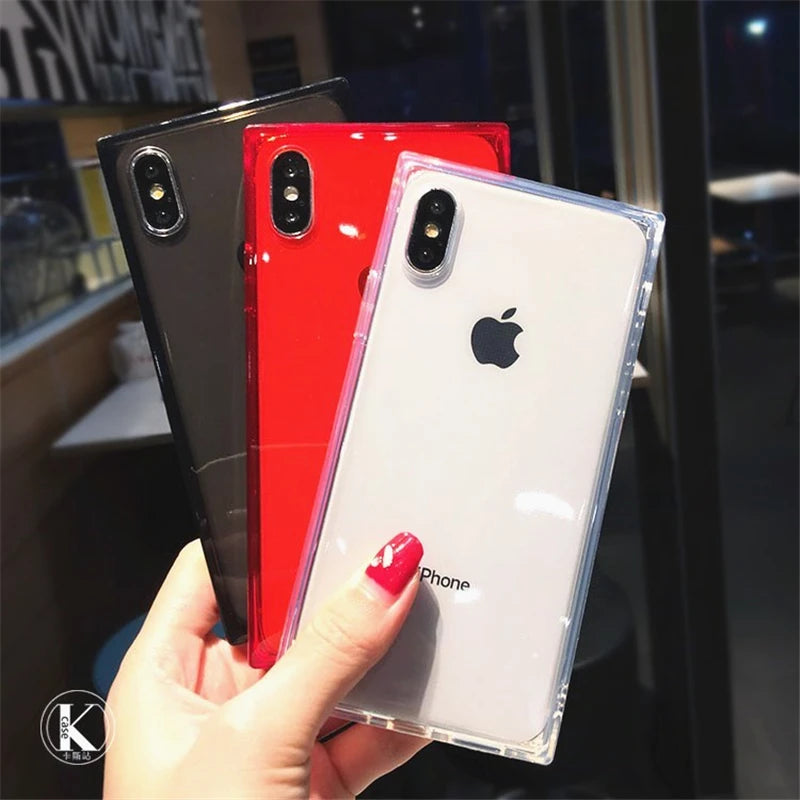 DUWUZ Slim TPU Clear iPhone Case