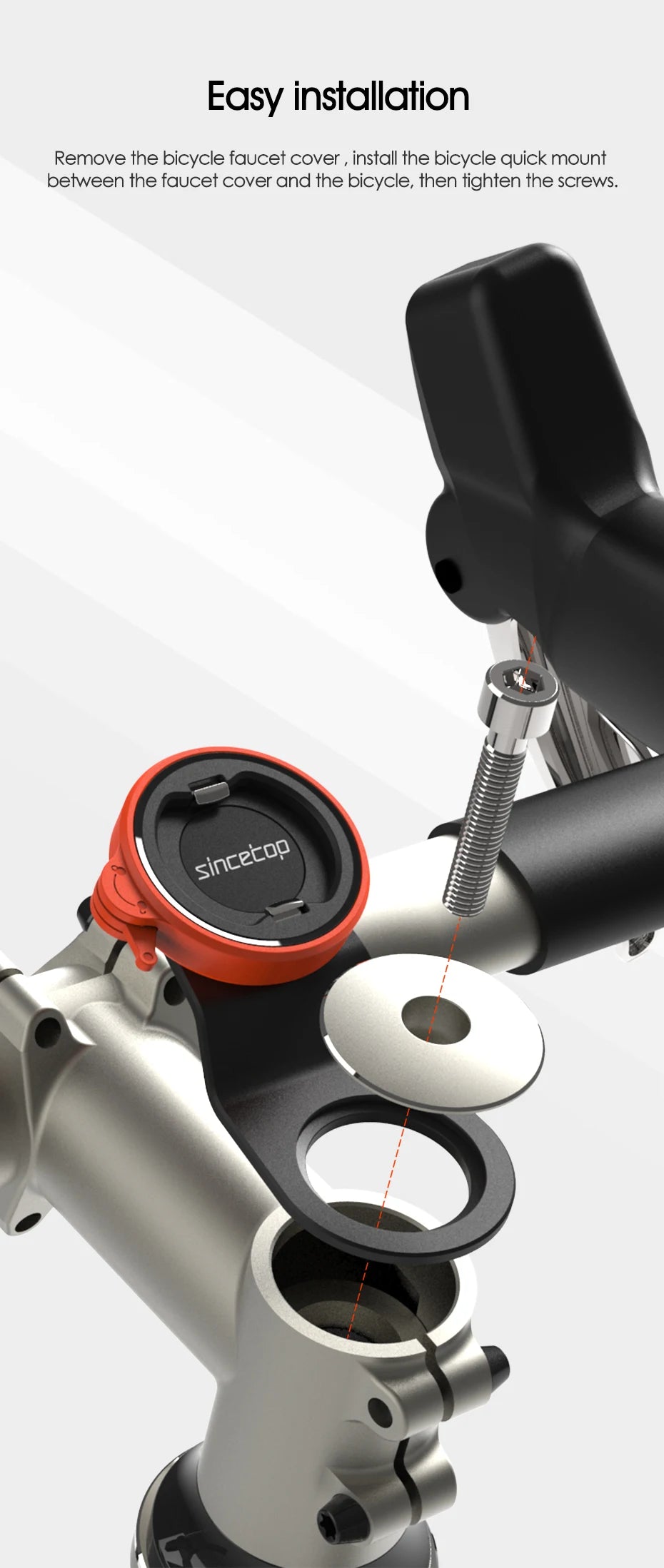 since-top-quick-mount-motorcycle-bike-phone-holder