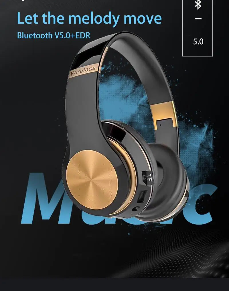 CHUYONG Bluetooth 5.0 ANC Headphones - aptX HD HiFi & Wireless + Wired Dual Mode