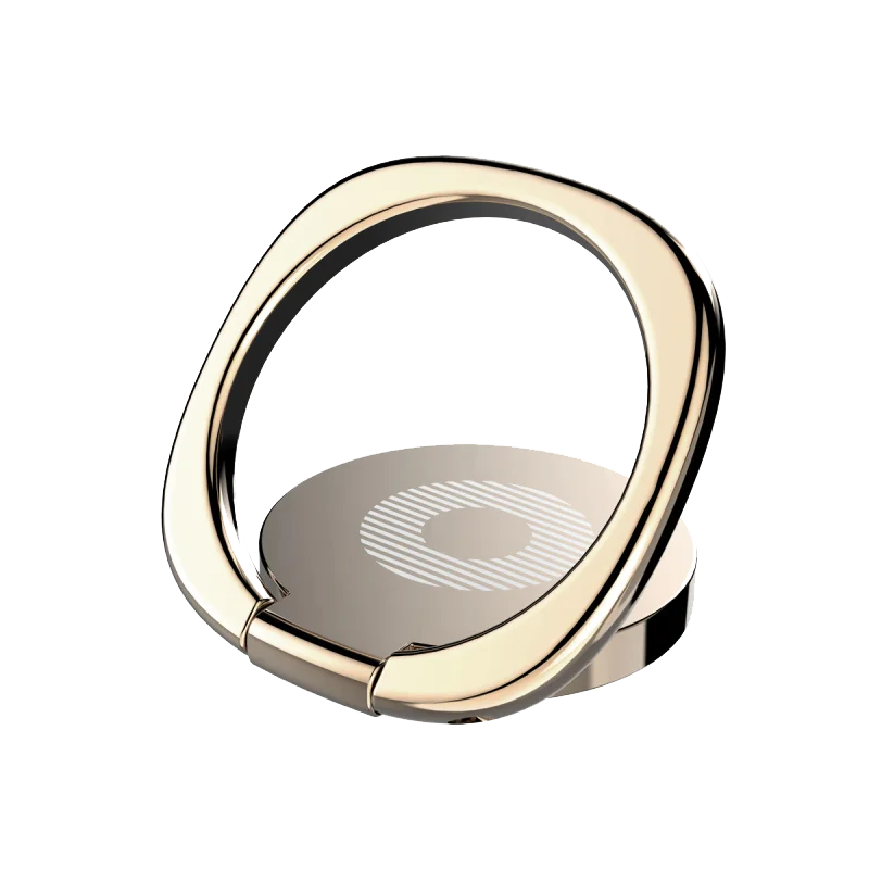 Kerokuru 360° Metal Finger Ring Phone Holder | Zinc Alloy Stand Mount | Universal Smartphone Grip