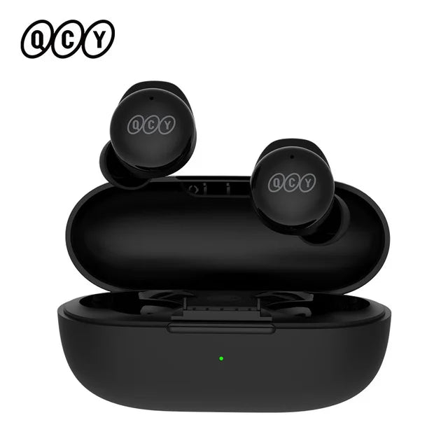 QCY T17 Bluetooth Earbuds 5.1 Wireless Audio with Long-Lasting 26H Charging Case