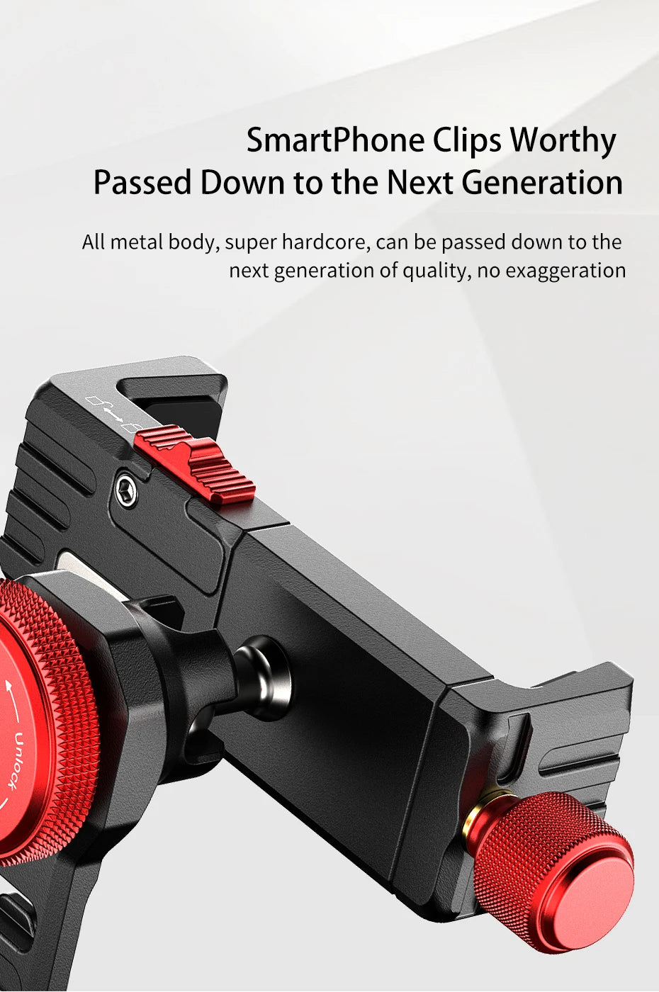 Ulanzi Universal Smartphone Tripod Mount Adapter for Vlogging and Streaming