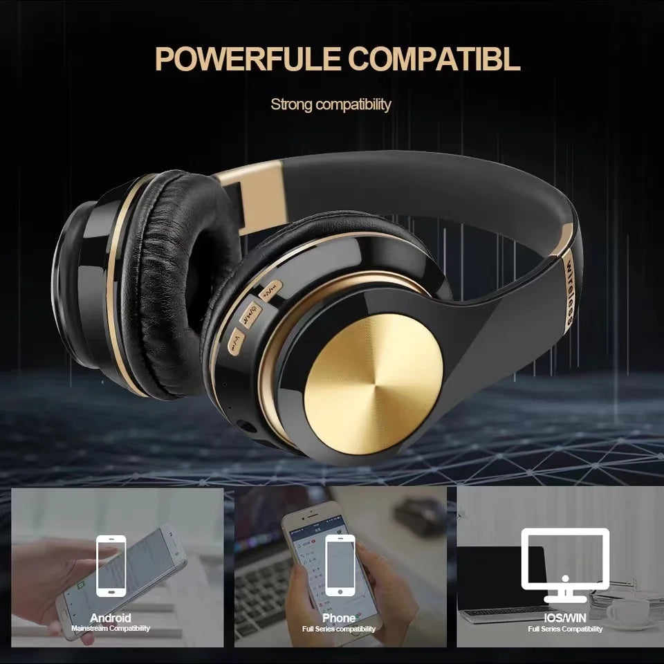 CHUYONG Bluetooth 5.0 ANC Headphones - aptX HD HiFi & Wireless + Wired Dual Mode