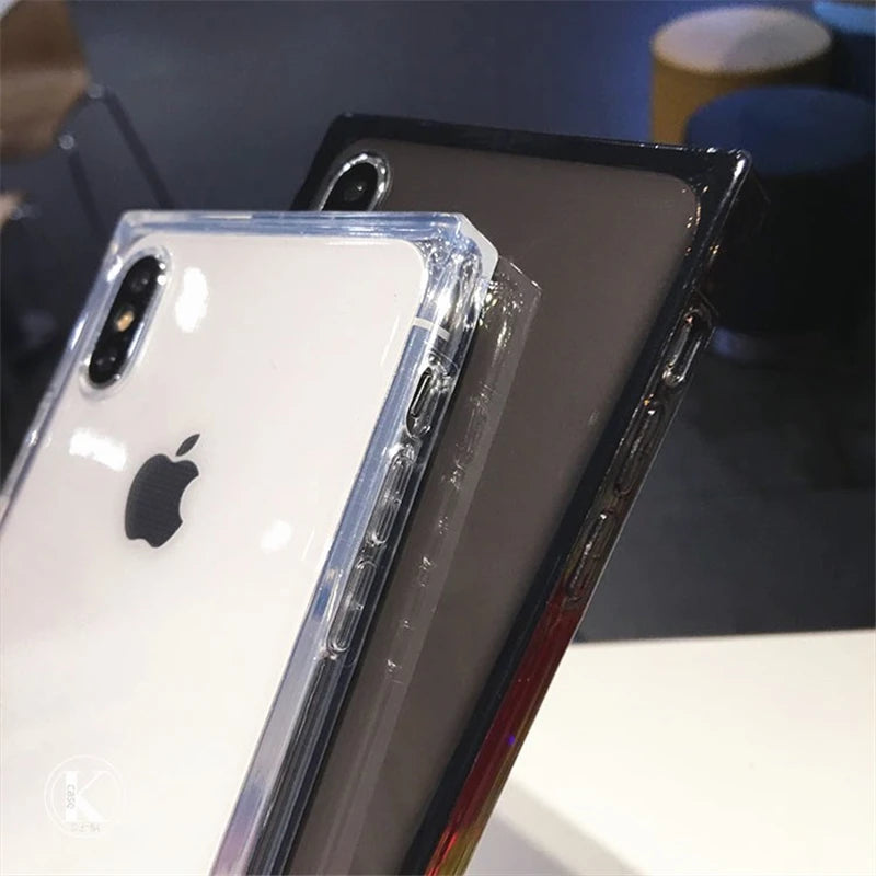 DUWUZ Slim TPU Clear iPhone Case