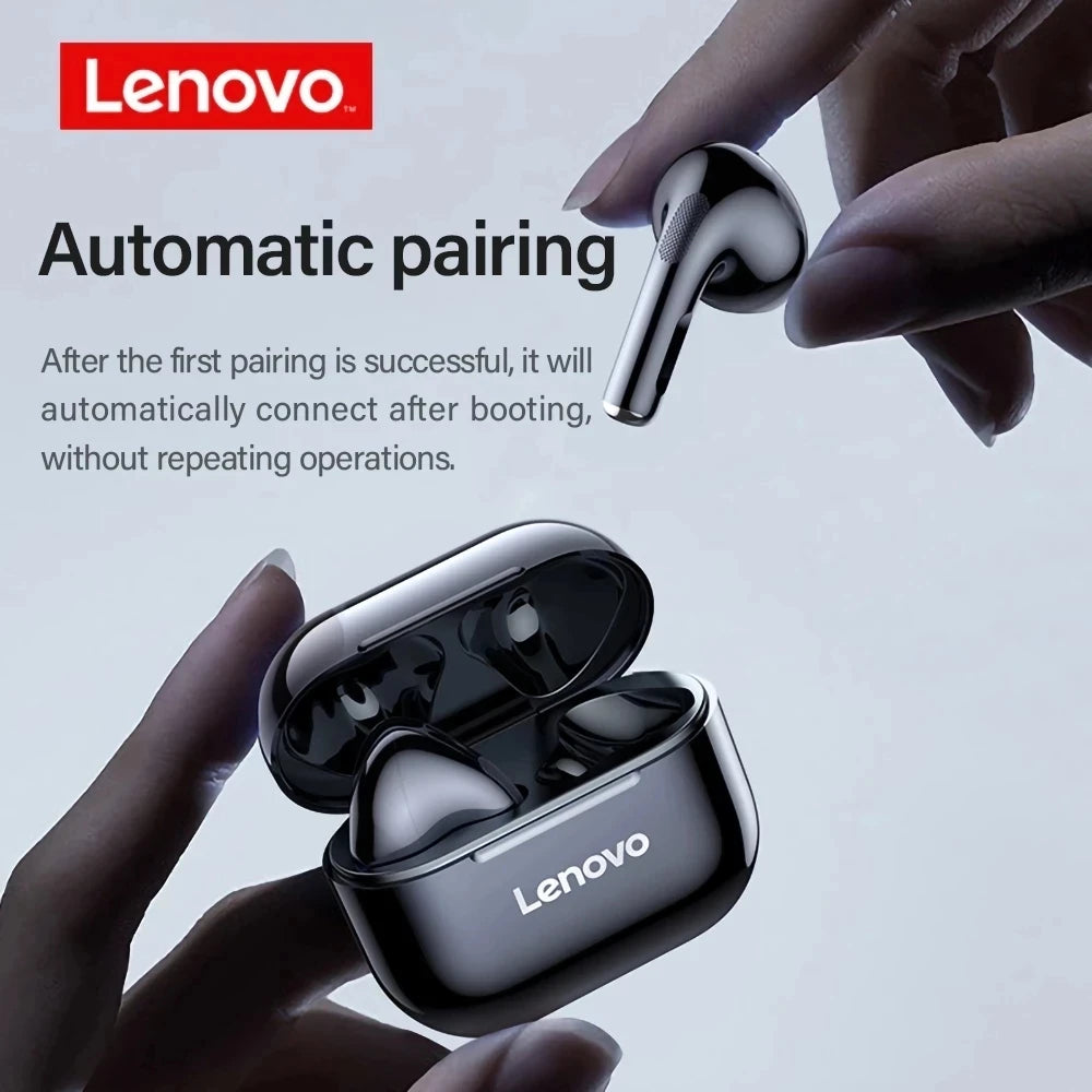 Lenovo LP40 True Wireless Earbuds with Waterproof Charging Case