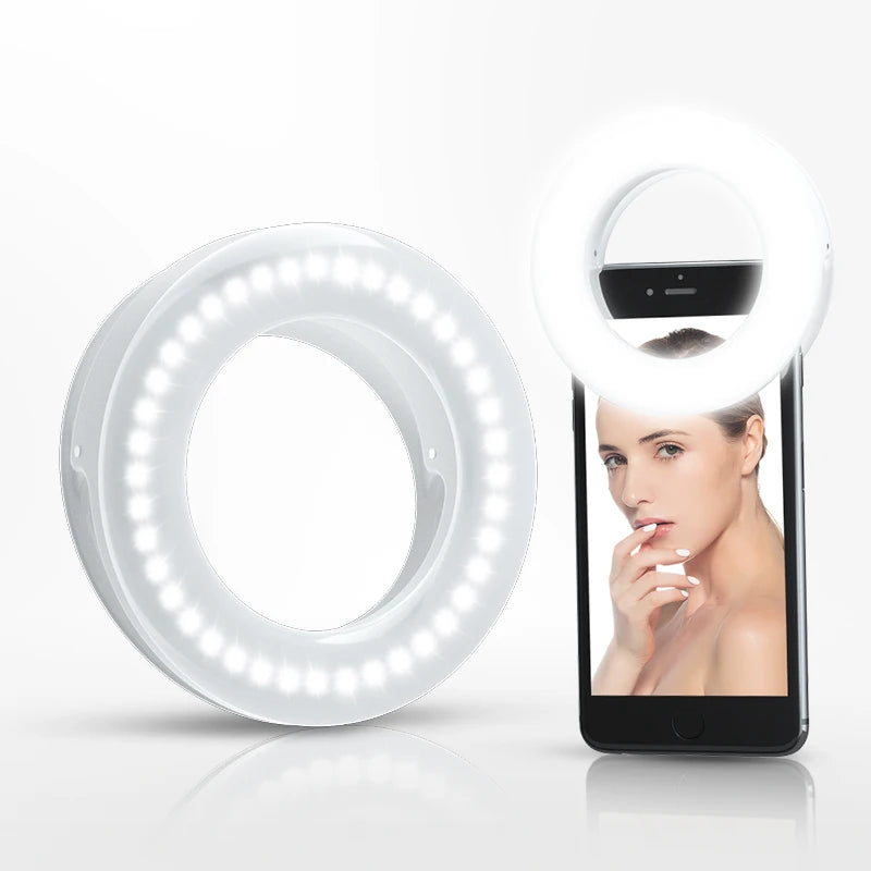 USB Rechargeable Selfie Ring Light