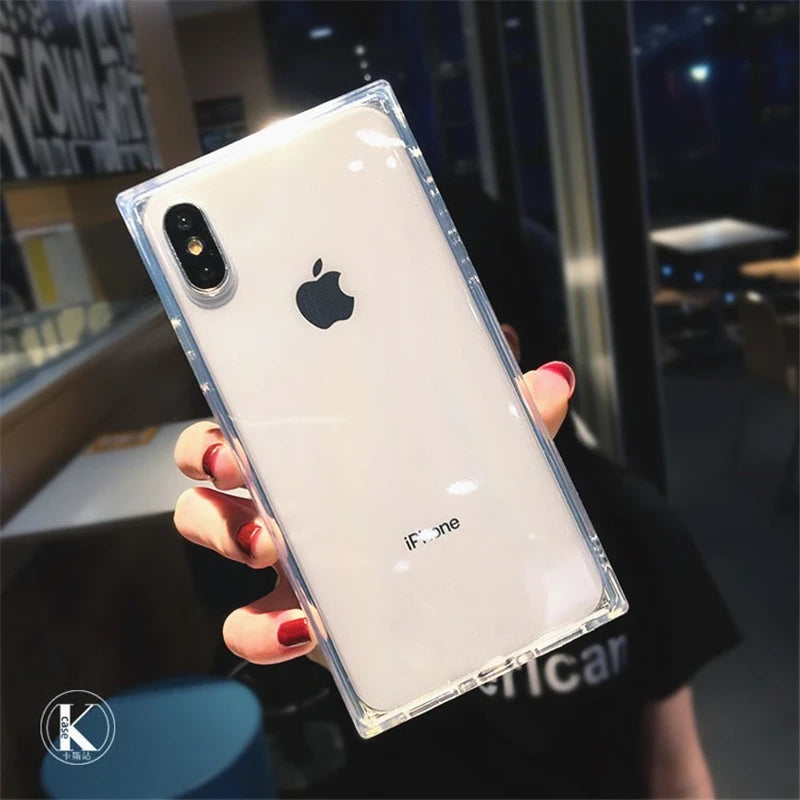 DUWUZ Slim TPU Clear iPhone Case