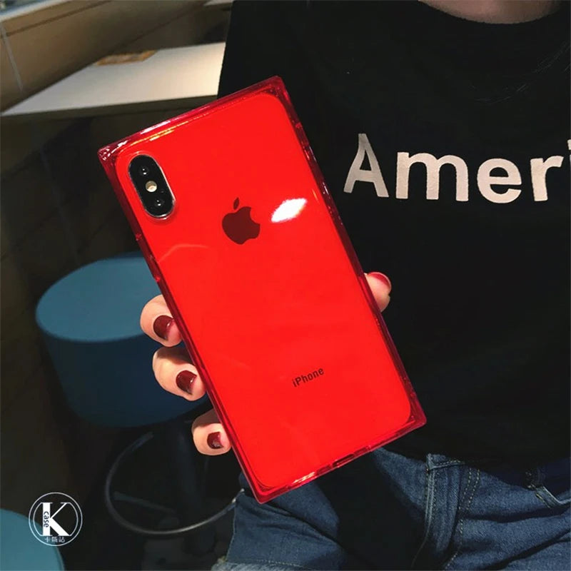 DUWUZ Slim TPU Clear iPhone Case