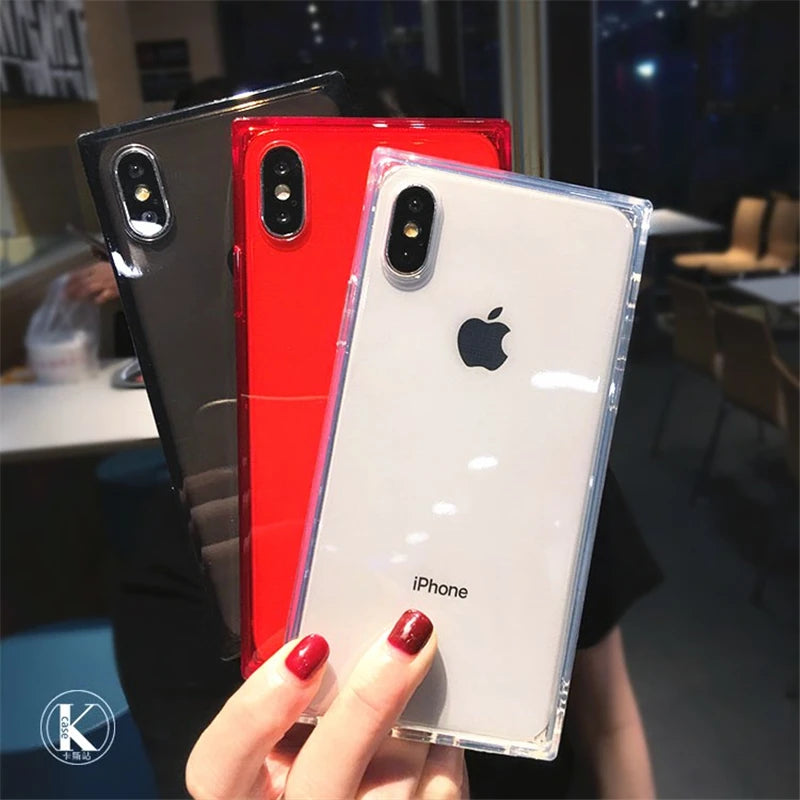 DUWUZ Slim TPU Clear iPhone Case