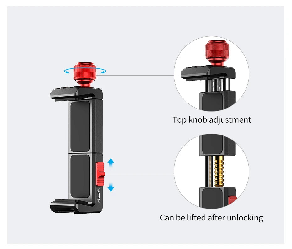 Ulanzi Universal Smartphone Tripod Mount Adapter for Vlogging and Streaming