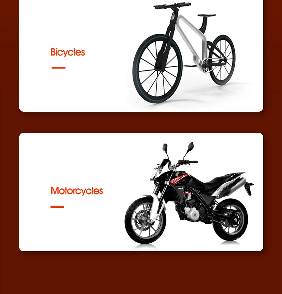 SINCE TOP Universal Motorcycle and Bike Phone Mount with 360° Rotation