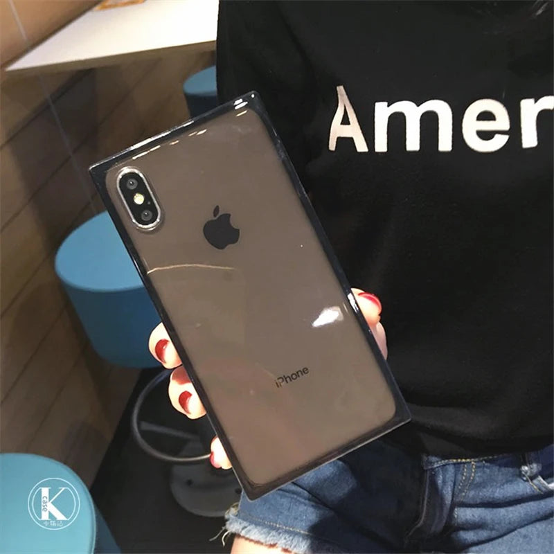 DUWUZ Slim TPU Clear iPhone Case