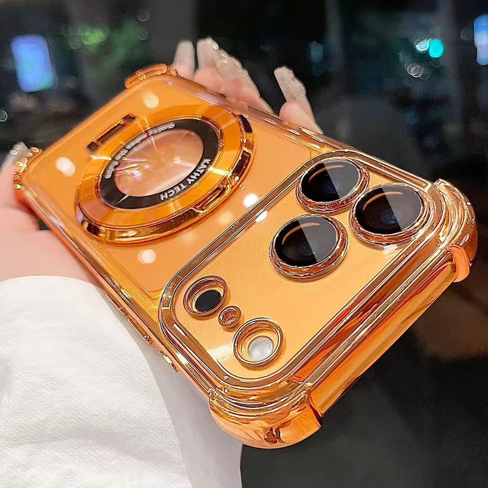 MagSafe Stand Holder Case with Lens Protection for iPhone
