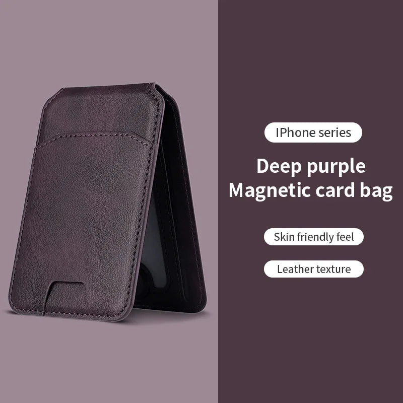 MagSafe Leather Wallet Case for iPhone 13, 14, 15, 16