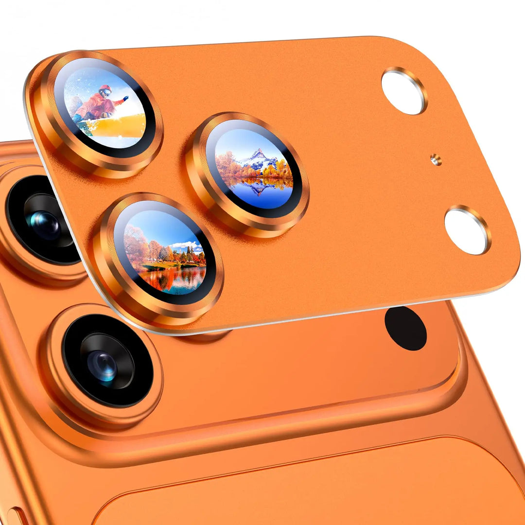 Metal Tempered Glass Camera Lens Protector iPhone 17 Pro Max 17 Pro 17 Air HD Full Cover Lens Guard