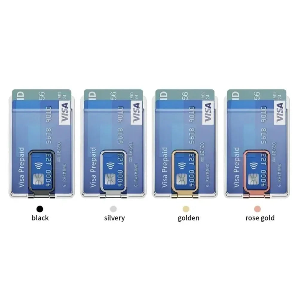 MagSafe Wallet Clear iPhone Case | Card Slot Fold Stand Magnetic Cover iPhone 16 15 14 13 12 11
