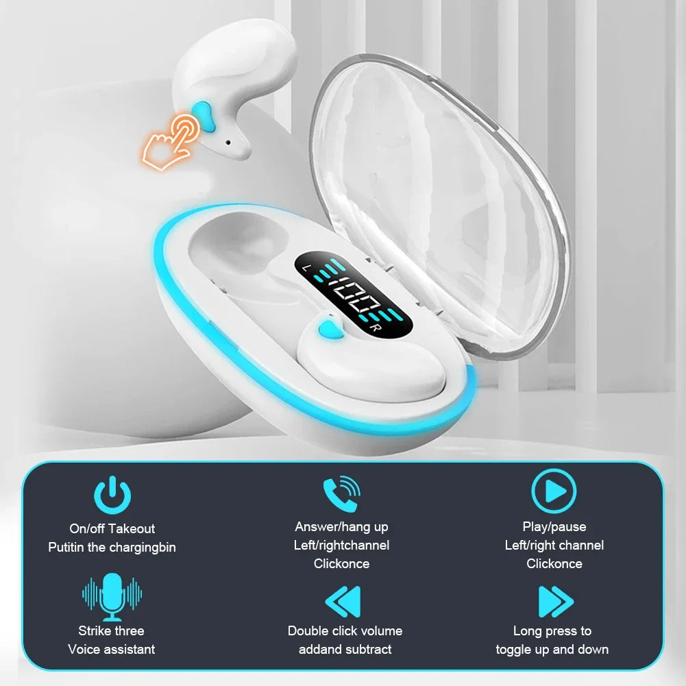 Shunmaii X55 Wireless Bluetooth Earbuds | Sleep-Enhancing Sound