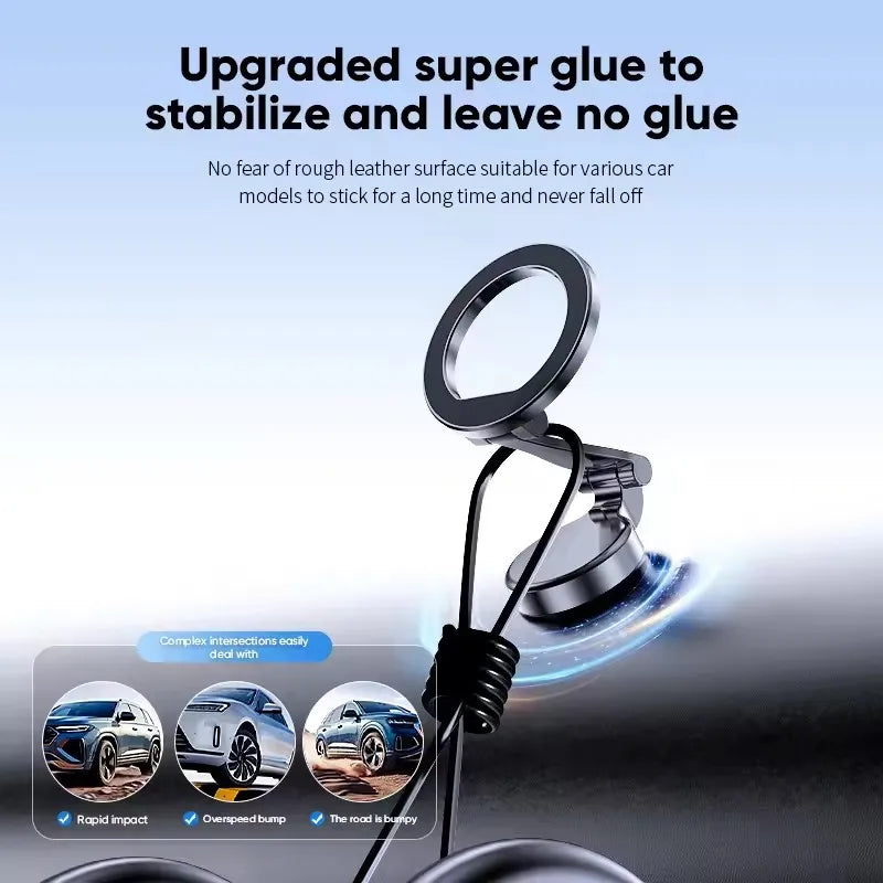 1080° MagSafe Car Phone Holder – Magnetic Mount for iPhone 16/15/14