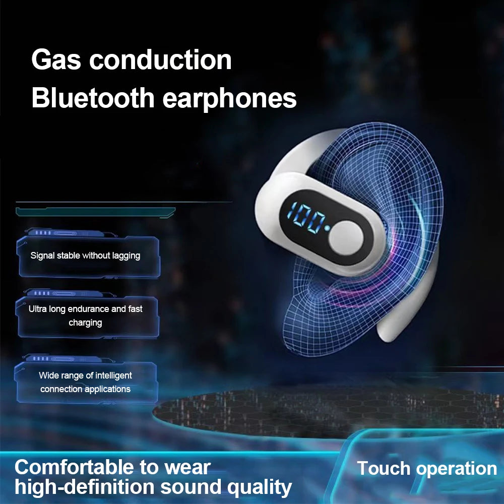 OENY Bluetooth Ear Hook Headset - Comfortable Wireless Headphones