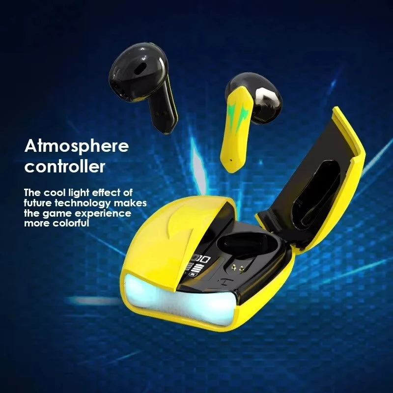 Gaming Earbuds X16 Pro Low-Latency Bluetooth 5.2 LED Case - JEFF's Favorite Picks