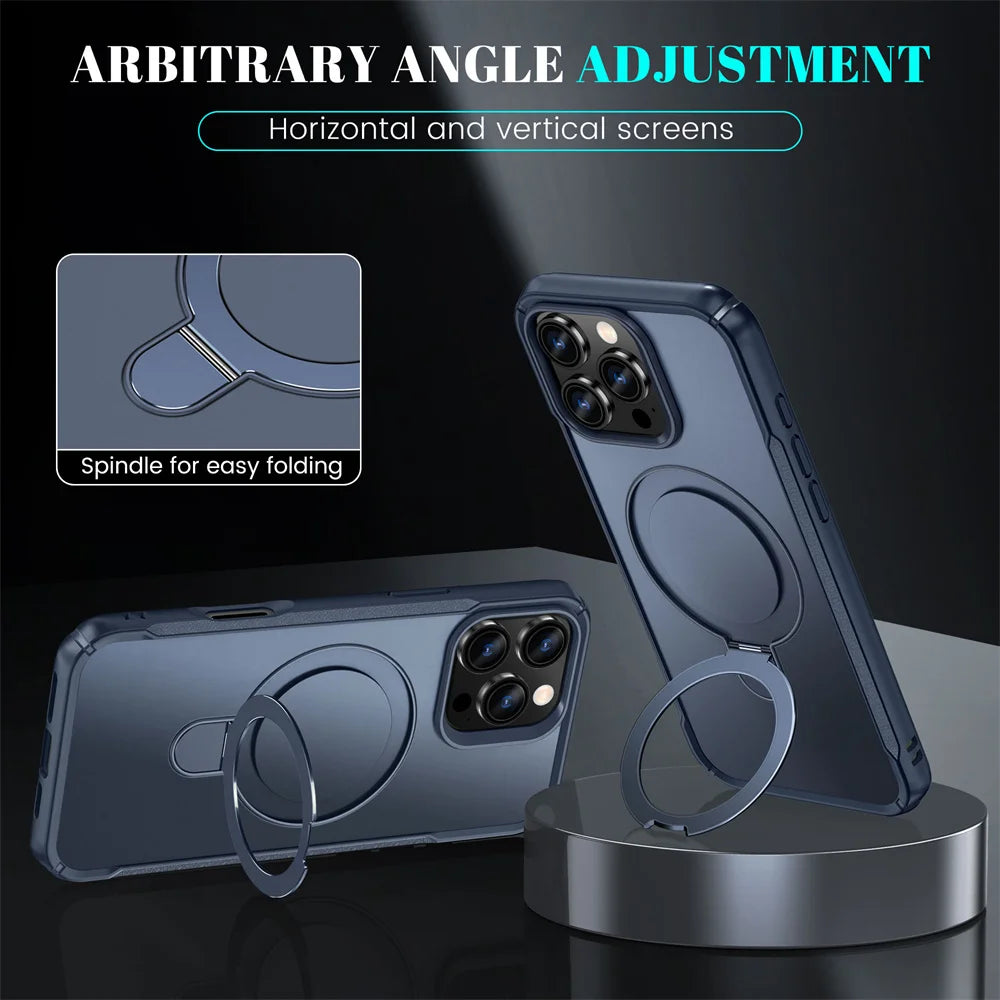Vyimc MagSafe Foldable Metal Stand Case for iPhone 17 and above — magsafe accessories
